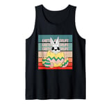 Bunny Easter afterlife skeleton egg cracked spooky haunting Tank Top