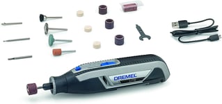 Dremel Lite Outil Multifonctions Sans Fil 3,6V, Batterie Li-Ion, 15 Accessoires