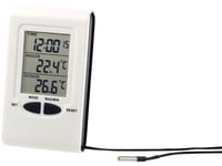 Thermomètre digital LCD pour intérieur et extérieur - Pearl