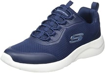 Skechers Homme 894133 NVY Basket, Navy Mesh/Synthetic/Trim, 45 EU