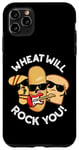 Coque pour iPhone 11 Pro Max Wheat Will Rock You Funny Food Jeu de mots