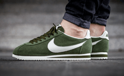 Nike Classic Cortez Leather SE OG 2016 Suede  - Green - Size UK 9 (EU 44) US 10