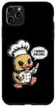 Coque pour iPhone 11 Pro Max Chef Cook Duck – Dictons humoristiques mignons graphiques sarcastiques humoristiques