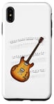 Coque pour iPhone XS Max Partition de musique de guitare électrique, guitariste