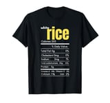 Cute Rice Design For Men Women White Food Cooker Rice Lover T-Shirt