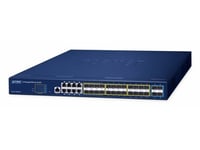 Planet Gs-6311-16S8c4xr, Hanterad, L3, Gigabit Ethernet (10/100/1000), Full Duplex