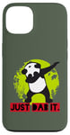 Coque pour iPhone 13 Dab Dabbing Panda Eco Planet Green Save World