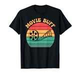 Retro Film Buff Cinema Lover Cinephile Vintage Movie Buff T-Shirt