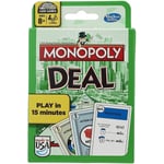 Monopoly Deal Kortspel, Snabbt Spel för 2-5 Spelare, Familjespel för Barn, Ålder 8+, Julstrumpa