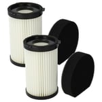 2 Filter for Turbo Tronic TT-VS6 Turbo Stick Hoover