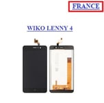 ECRAN LCD COMPLET + VITRE TACTILE WIKO LENNY 4 NOIR (#A20#) 