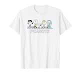 Peanuts - Lucy Charlie Brown Snoopy Sally Linus Pastel Group T-Shirt