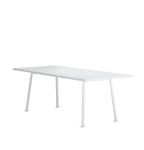 Massproductions - Landa Table - H730, W2000, D900, White Laminate - White - Matbord - Chris Martin - Vit - Laminat