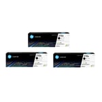 HP 210A Toner Black, Yield 2000 pages for HP Colour Commercial Pack, 3pcs LaserJet Pro  SFP 4201DN, 4201DW, MFP  4301DW, 4301FDW Printer