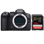 Boîtier Canon R6 II + SanDisk 128 Go Extreme Pro SDXC UHS-II U3 300 Mo/s