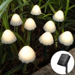 Guirlande Solaire Exterieur,5M 20LED Guirlande Lumineuse Exterieure Solaire Blanc Chaud Ampoule Solaire Exterieur 8 Modes étanches pour Jardins,