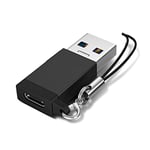 Eono USB 3.1 to USB C Adapter, USB C Female to USB A 3.1 Gen 2 Male Converter Support Double Sided 10Gbps Charging & Data Transfer Compatible with iPhone, iPad,Galaxy, Black