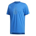 adidas Harden Halo Tee Men's T-Shirt, Mens, T-Shirt, GE4121_4XL, Azuglo, 4XL