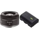 Canon RF 50mm F1.8 STM Lens & LP-E6NH Battery EOS R5/R6 compatible EOS