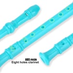 8 Holes High Pitch Soprano Recorder Flute ABS Instrument for Kids UK