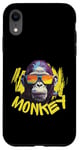 iPhone XR Angry Monkey King Gorilla Face Funny Graphic Men Women Kids Case