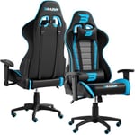 BraZen Sentinel PC Chairs Gaming Chair for Adults Ergonomic Office Chairs Computer Chairs Adult Gaming Chair Gaming Chairs for Adults Video Game Chairs Gamer Chair PC Gaming Chair - Blue