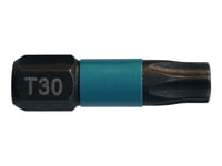 Makita Impact Black - Impact Screwdriver Bit - 2 Delar - Torx - T30 - Hexagonalt - Längd: 25 Mm