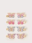 Monsoon Kids' Butterfly Hair Clips, Pack of 8, Multi