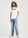 Levi's Boys Stay Loose Taper Jeans - Blue, Blue, Size Age: 8 Years