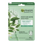 Garnier Moisture Bomb Green Tea Hydrating Face Sheet Mask for Combination Skin 32g