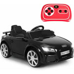 Goplus - Audi tt rs Voiture Electrique Enfants, Voiture pour Enfants Klaxon, Musique, Phare LED,Pousser pour Enfants,Double Porte Télécommande