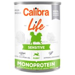 Ekonomipakkaus Calibra Dog Life Adult 12 x 400 g - Herkät kanit