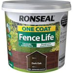 Ronseal One Coat Fence Life 5L Dark Oak