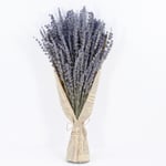 1 stjälk torkad lavendel, naturliga lavendelblommor, bukett, 43 cm