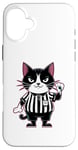 Coque pour iPhone 16 Plus Cat Arbitre Arbitre Jeu Sports