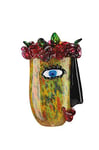 GILDE GLAS art Vase à Fleurs - Décoration de Table - Cadeaux pour Femme - Verre coloré 31 cm