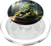 Fantastique bouteille mignonne escargot Sakura PopSockets PopGrip pour MagSafe