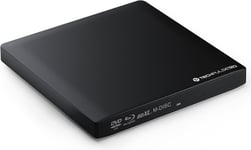 USB 3.0 3D BDXL Externe Blu-Ray M-Disc Graveur Lecteur en Aluminium Portable Blu-ray USB 3.0 Brenner Aluminium noir