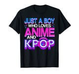 Mens Just A Boy Who Likes K-Pop Music Anime K-Pop T-Shirt