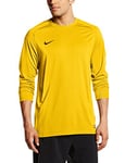 Nike Men's Park Goalie II Long Sleeve Jersey Top - Universal Gold/Black, Large