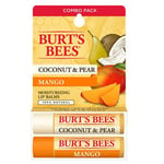 BCoconut And Pear And Mango Butter Lip Balm Blister 0.15 Oz By Burts Bees