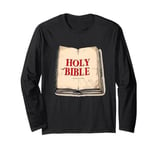 Holy Bible Costume for Jesus Christ Lovers Long Sleeve T-Shirt