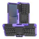 Sony Xperia 10 V      Heavy Duty Case    Purple