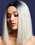 Kylie Deluxe Wig - Kan Styles! - Is-Blond Parykk med Lang Bob-Frisyre