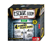 Jeux Noris 606101546 – Escape Room avec 4 cas et Chrono Décodeur [VERSION ALLEMANDE]