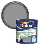 Dulux Simply Refresh Matt Emulsion Paint - Natural Slate- 2.5L ONE COAT- GREY -