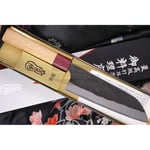 Japanilainen Santoku-veitsi Kajibe KJB-001 16.5cm