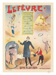 CIRQUE LEFèVRE the LOOP BILLARD - POSTER HQ 50x70cm d'une AFFICHE VINTAGE