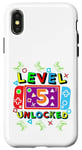 Coque pour iPhone X/XS Jeu vidéo Birthday Gamer 1Years Level Up Birthday Boy