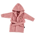 Alvi ® Handduk badrock med huva rosa